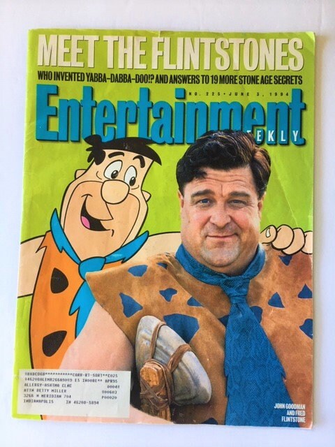 Vintage June 1994 Entertainment Weekly Magazine Flintstones Movie