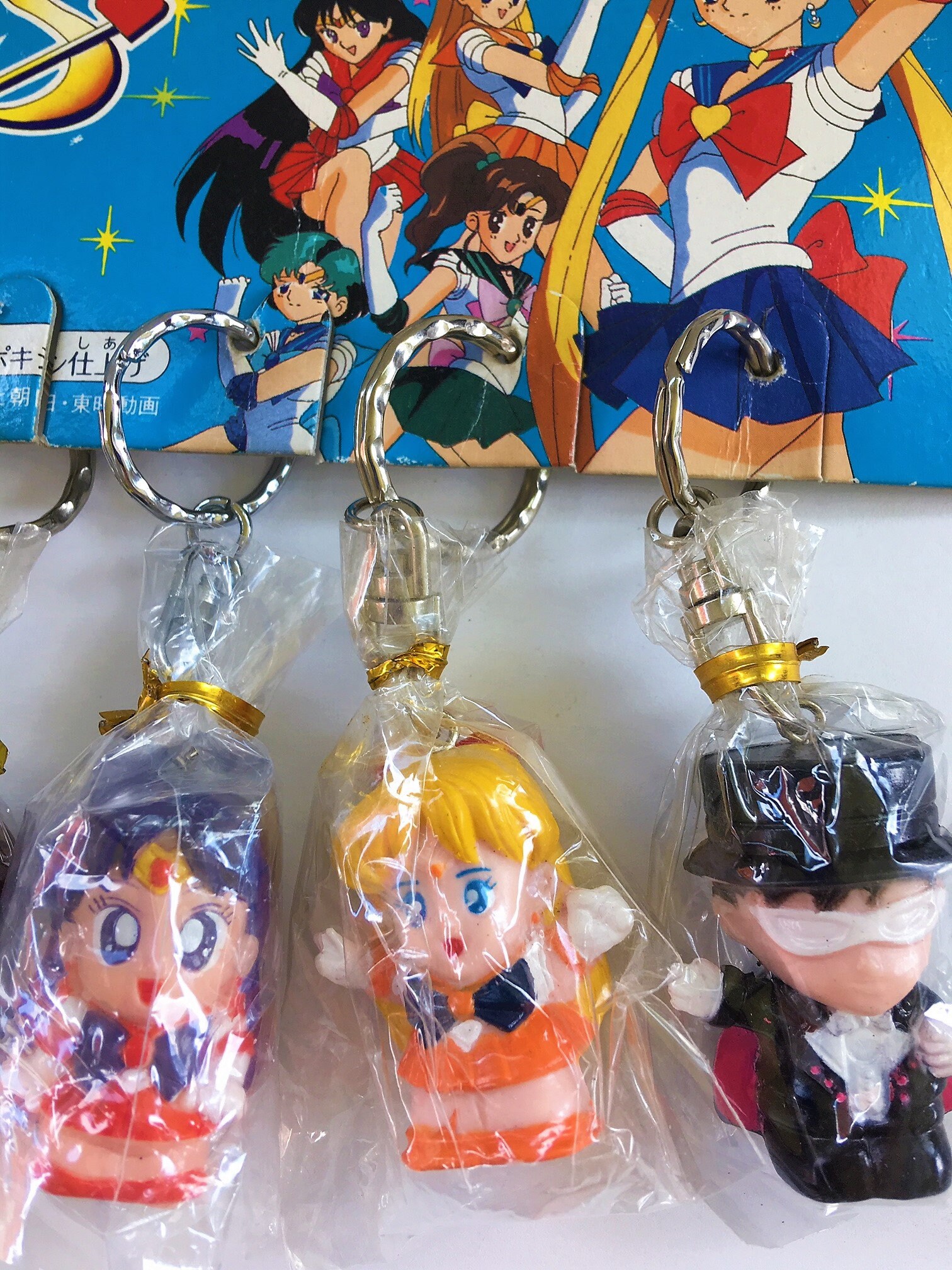 Sailor Moon Figures & Toys Keychains 6pcs/set Sailor Moon Keychains