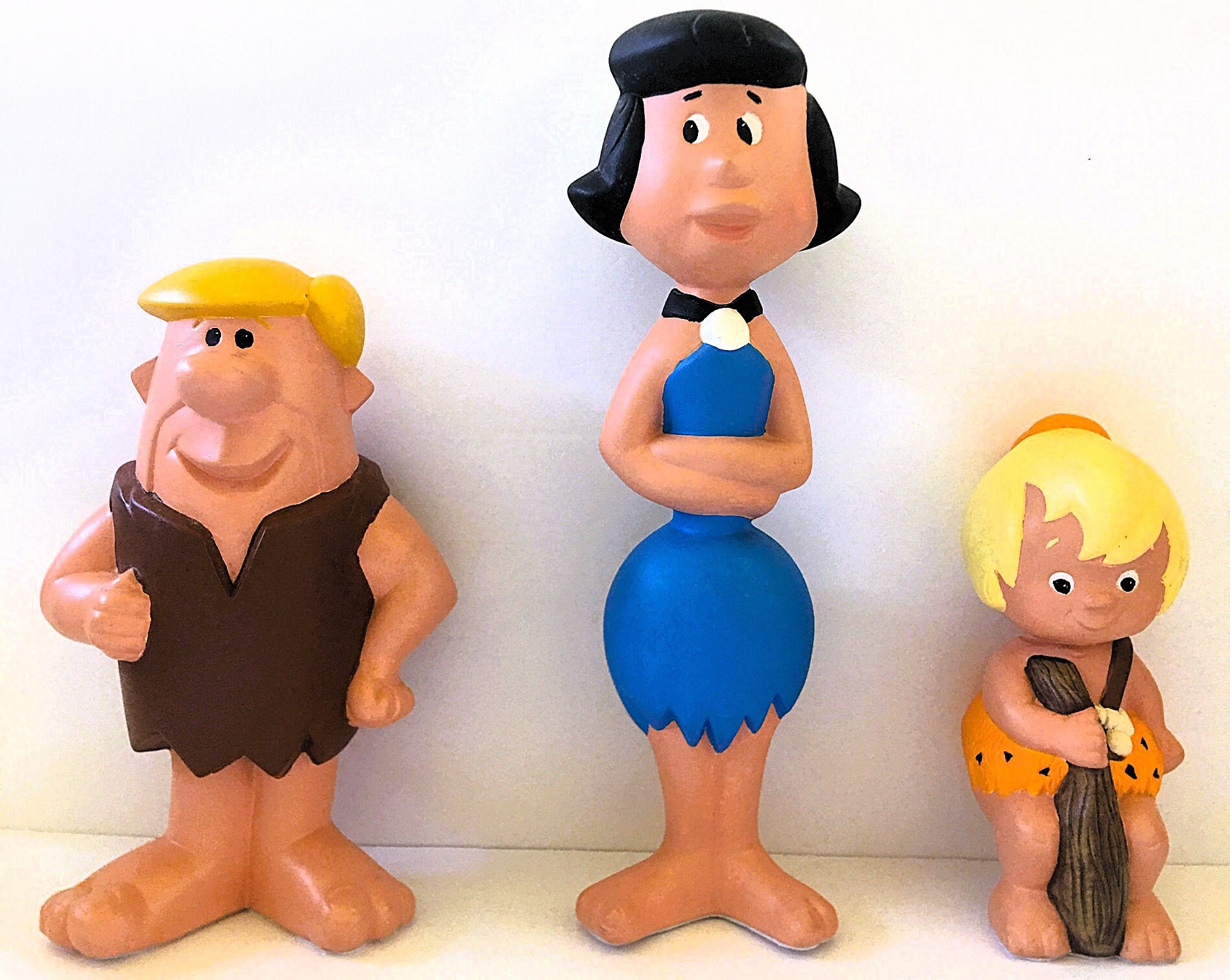 Vintage Rare 1974 Flintstones Barney, Betty & Bamm-bamm