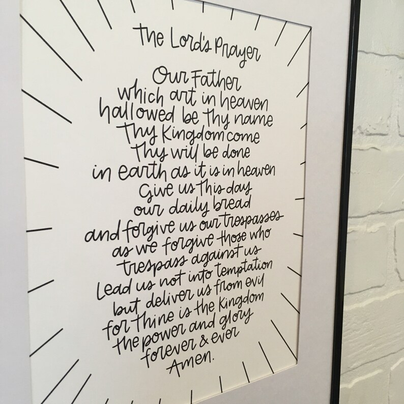It's just an image of Effortless The Lord's Prayer Printable Pdf This is a graphic of Effortless The Lord's Prayer Printable Pdf