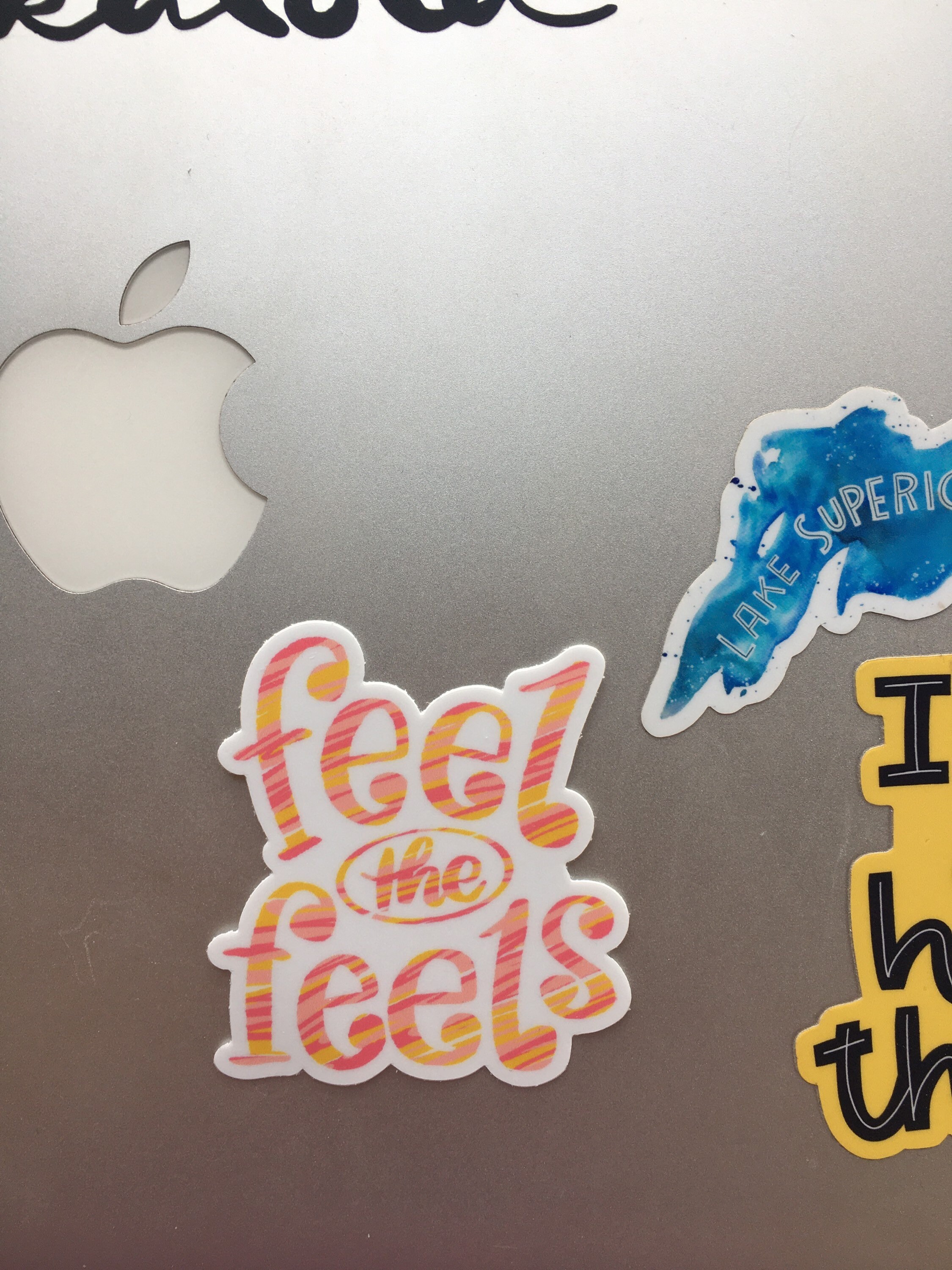 Vinyl Sticker Feel the Feels Sticker Vinyl Laptop Water Bottle ...