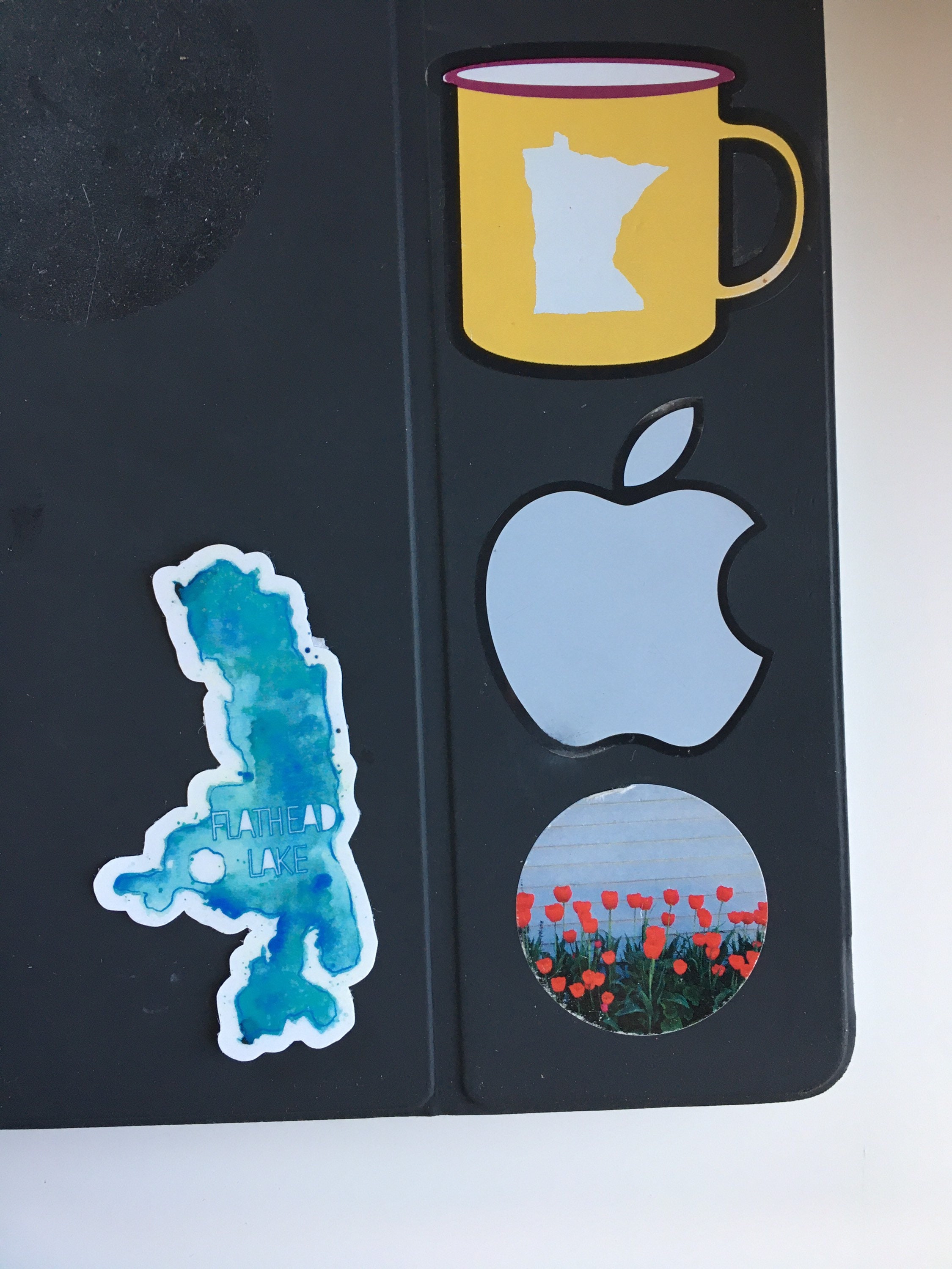 Lake Shape Sticker Vinyl Sticker Flathead Lake Sticker Vinyl Laptop Water Bottle ...