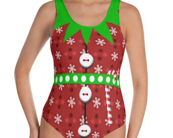 christmas swimming costume