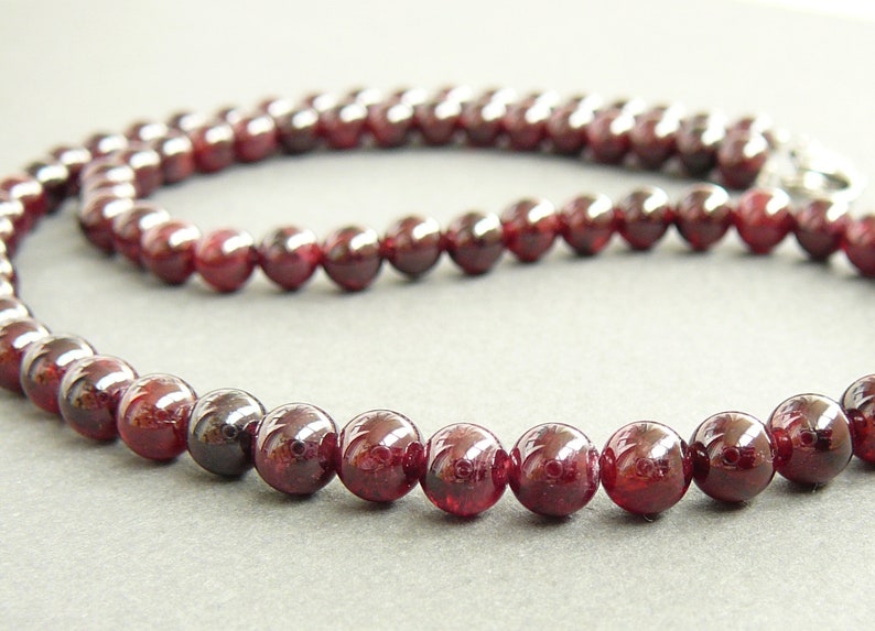 Necklace 6mm Genuine Beaded Necklace for Man Etsy Australia