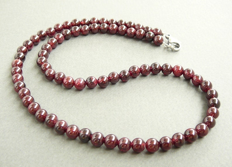 Necklace 6mm Genuine Beaded Necklace for Man Etsy Australia
