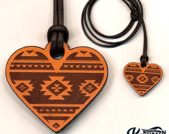 Laser Cut | Heart Necklace / Keychain
