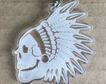 Laser Cut / Chief Skull / Keychain