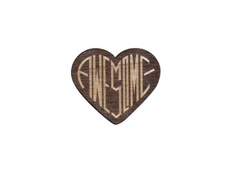 Awesome Laser Cut Lapel Pin