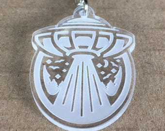Laser Cut / UFO / Keychain
