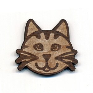 Kitty Katze Laser Cut Anstecknadel
