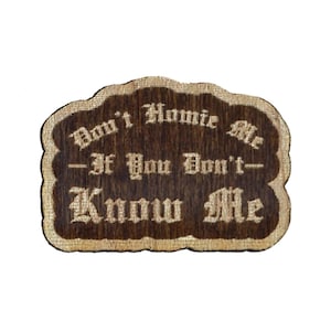 Homie Laser Cut Lapel Pin