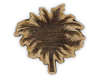 Palm Tree Laser Cut Lapel Pin