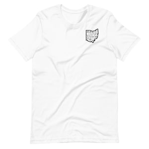 Ohio State Unisex T-Shirt - State of Ohio Tee Shirt for Men and Women - Unique Souvenir Gift for Travelers and Locals