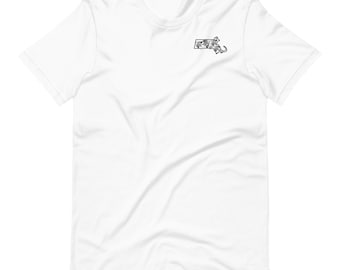 Massachusetts State Unisex T-Shirt - State of Massachusetts Tee Shirt for Men and Women - Unique Souvenir Gift for Travelers and Locals