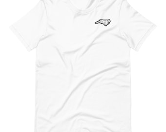 North Carolina State Unisex T-shirt - State of North Carolina Tee Shirt voor mannen en vrouwen - Uniek souvenir cadeau voor reizigers en locals