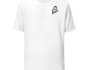 Maine State Unisex T-Shirt - State of Maine Tee Shirt for Men and Women - Unique Souvenir Gift for Travelers and Locals