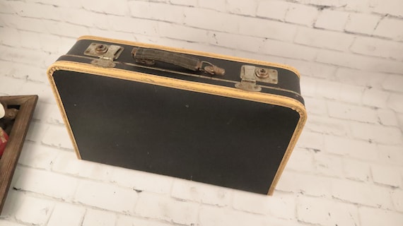Small cute Travel Luggage Suitcase"Kazeto", Vintag