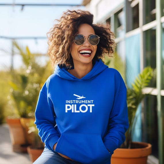 Felpa con cappuccio da pilota con certificazione strumentale