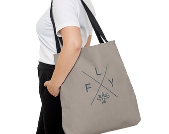 Fliegen-Einkaufstasche | Geschenk für Pilot | Fliegertasche | Flugzeug Tote | Geschenk für Pilot | Fluglehrer | Erstes Solo Geschenk | Berufspilot