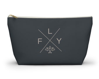 Fliegenzubehör Beutel | Pilot Geschenk | Flugzeug Kosmetiktasche | Luftfahrt Travel Kit | Luftfahrt Hochzeitsgeschenk | Berufspilot | Hangar Geschenk