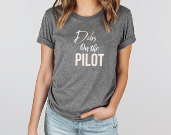 Petites touches sur la chemise pilote | t-shirt d'aviation | Chemise pilote | T-shirt aviation tendance mignon | Chemise d'aviation moderne | Cadeau pour petite amie pilote