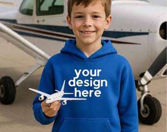 Customized Youth Hoodie | Choose your personalization | Aviation Kids Sweatshirt