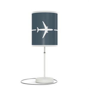 Pilot Lamp | Airplane Decor | Jet Room Decor | Aviation Gift | Pilot Lounge Decor | Kid&#39;s Aviation Lamp | Hangar Decor