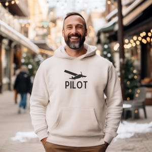 Pilot Hoodie | Aviation Sweatshirt | Airplane Apparel | Pilot Life | High Wing Airplane | Flight Gear | Commercial Pilot | Military Pilot