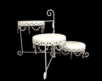 diamond cake stand etsy
