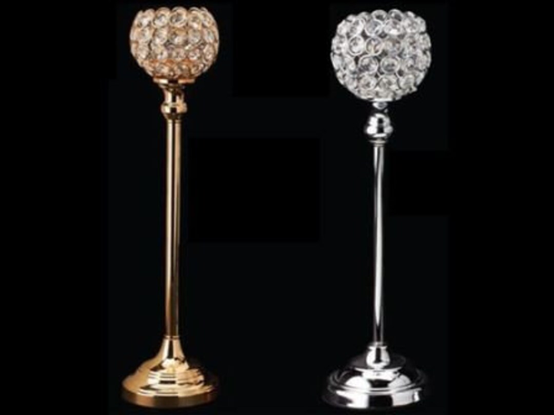 19 Designer Crystal Ball Candle Holder 1 Piece Free Etsy