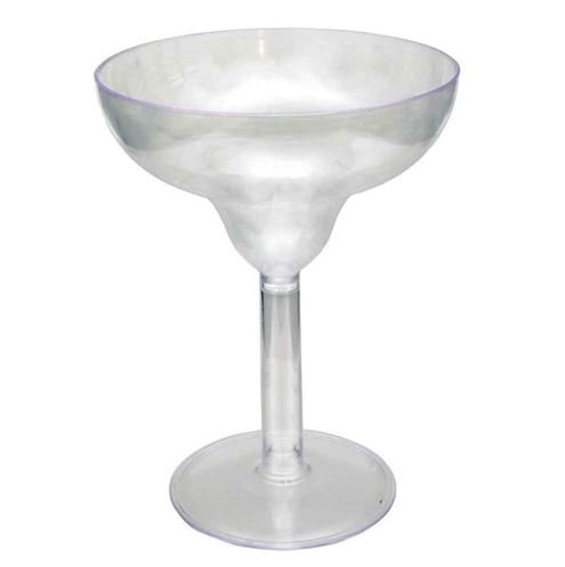 9 JUMBO Plastic Margarita Glass 2 Glasses for Events Etsy
