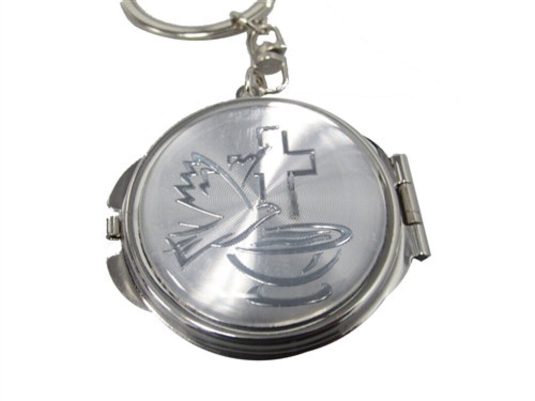 Compact Mirror KEYCHAIN Favors Communion Design 12 Etsy