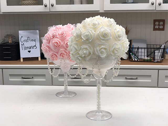 Silk Roses Floral Kissing Ball 1 For Decoration and | Etsy