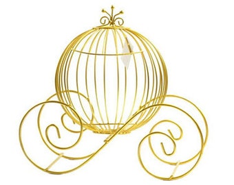 Cinderella Coach - (Thick Wire) (1) - For Event Decorating and Centerpieces