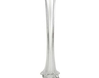 Eiffel Tower Glass Vases (For centerpieces and Floral Arrangements) - 1 Dozen Vases (12)