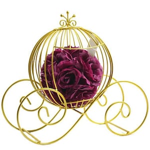 Cinderella Coach Thick Wire 1 For Event Decorating and Centerpieces image 3