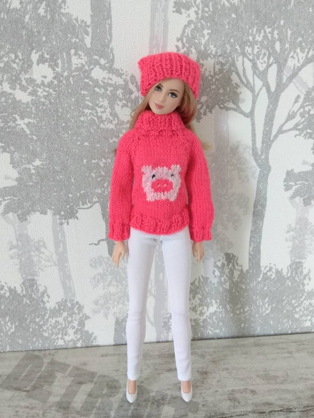 barbie pink sweater