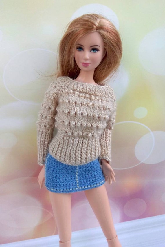 ropa tejida para barbie
