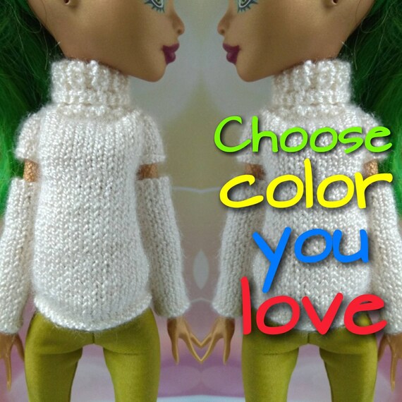 Choose color and Get the sweater of your dreams Monster High Etsy