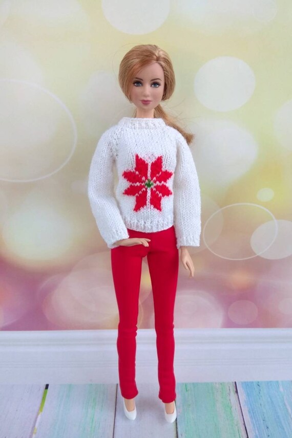 barbie doll christmas clothes