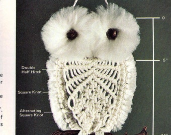 Macrame Owl PATTERN PDF Download