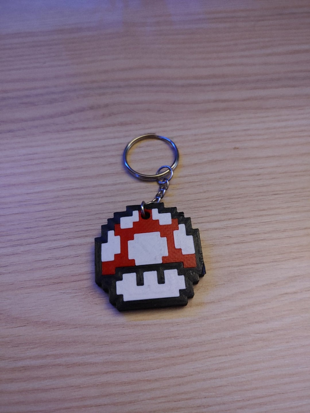 Mario Mushroom Keychain - Etsy