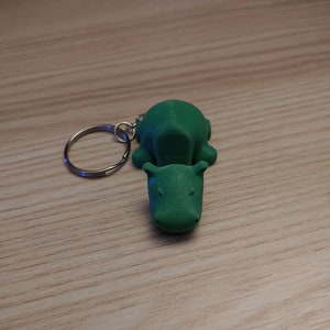 Hippo Phone Stand Keychain