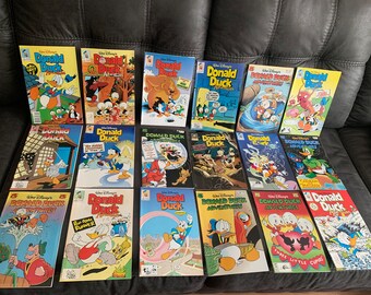 45 Vintage Donald Duck Comic Books