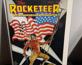 Vintage Comico The  Rocketeer Adventure Orginal movie adaptation comic book