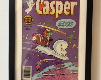 Vintage Casper the Friendly Ghost   Framed Comic Book Art