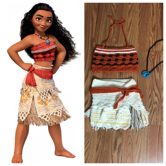 Moana Inspired Costume Moana Crochet Set Moana Costume Etsy Moana Inspired Costume Moana Crochet Set Moana Costume Etsy