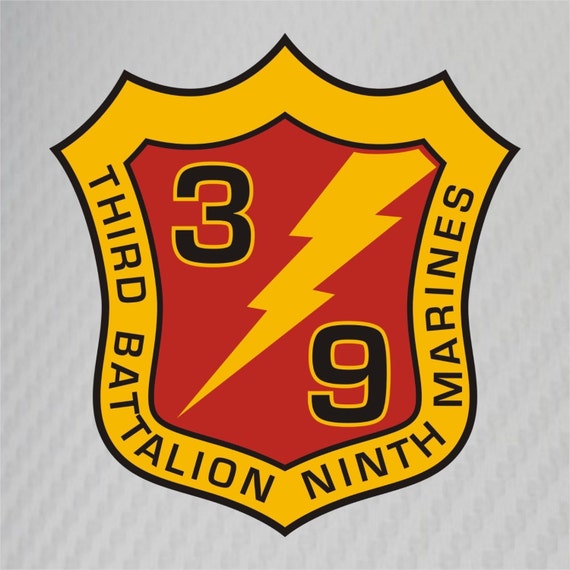 USMC 3rd Battalion 1st Marines Insignia Military Graphics Decal Sticker Car