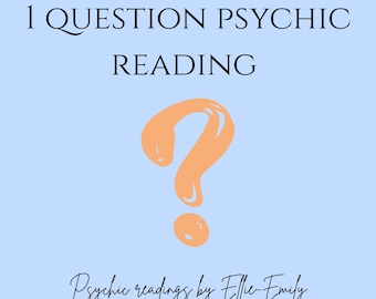 Eine Frage Psychic Reading | Intuitive Tarot Einsicht | Schnelllese | Klarheit & Führung