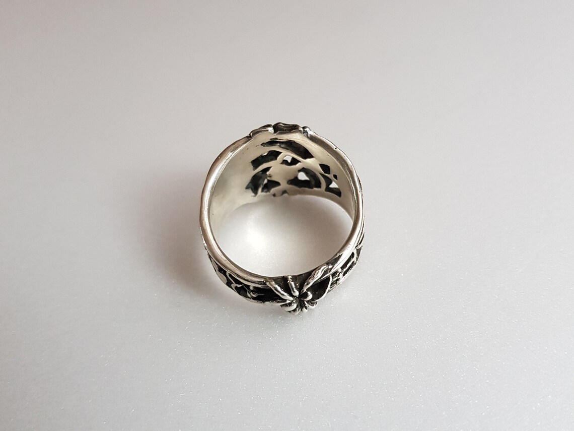 Sterling 925 Silver Ring For Men HAMMER & SICKLE Sign Ring | Etsy